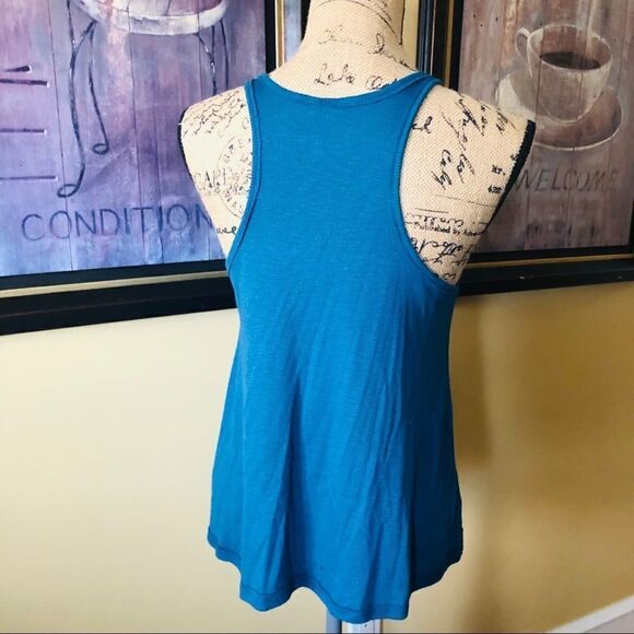 Free People Tank Top size M Blue - Picture 2 of 4